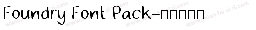 Foundry Font Pack字体转换
